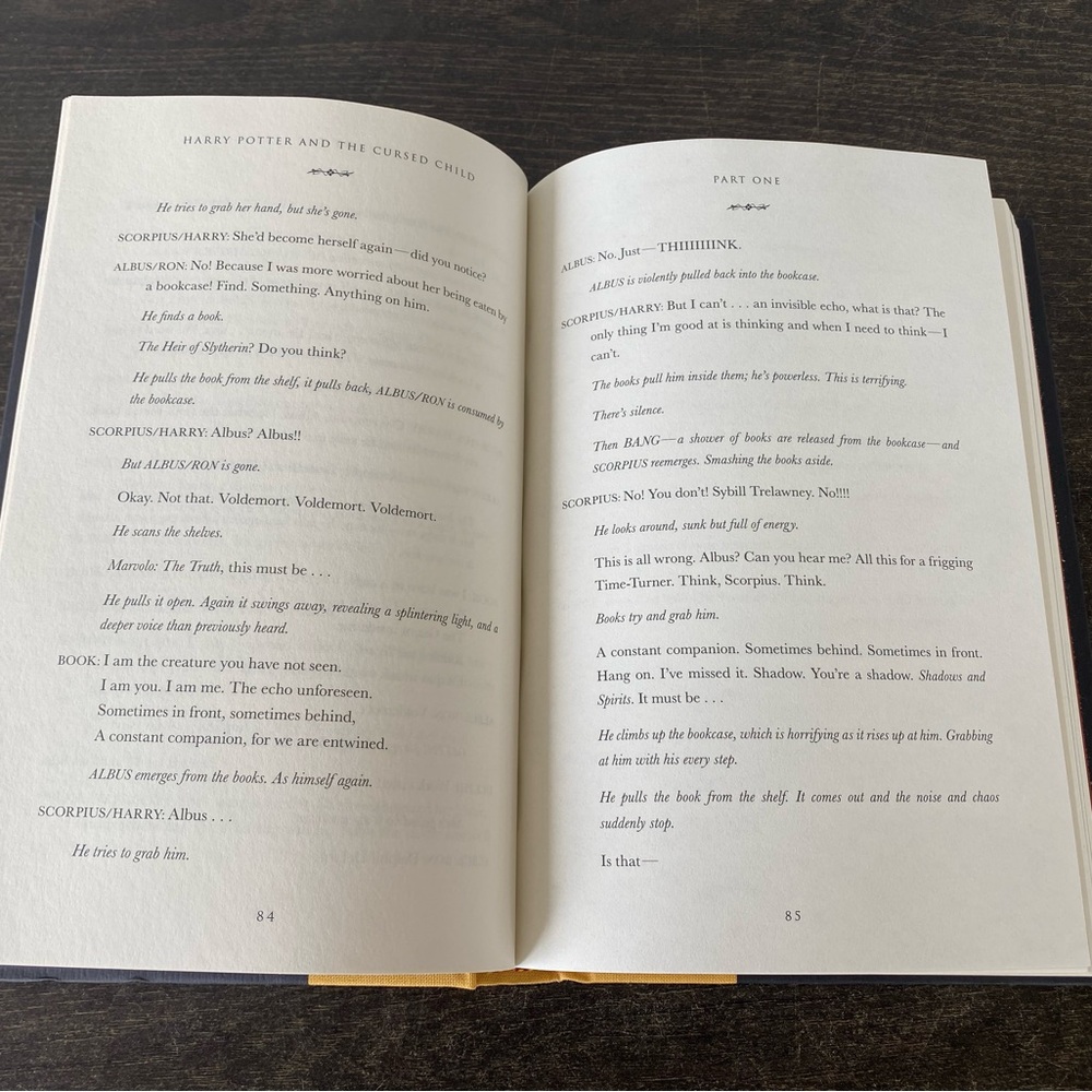 Harry Potter and the Cursed Child Parts 1 and 2 Special Rehearsal Edition Script - Picture 12 of 13